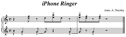 iPhone ringtone