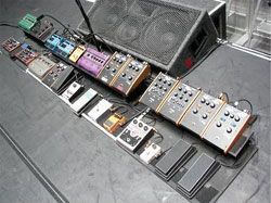 John Frusciante's Pedal Board