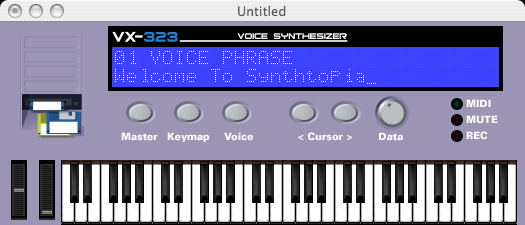 VX-323 Vocal Synthesizer