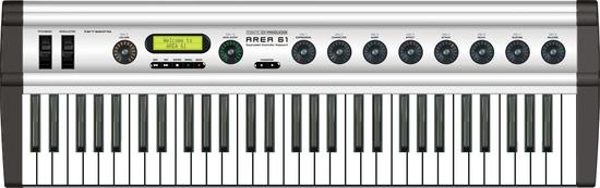 TerraTec Producer's AREA 61 Expandable MIDI Controller Keyboard 
