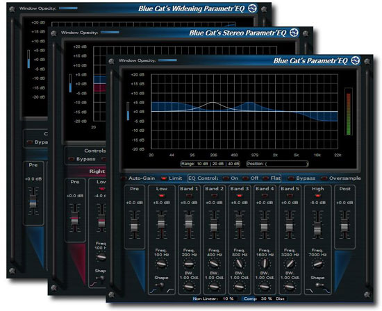 Blue Cat Audio Updates Parametr'EQ Series to Version 3.1