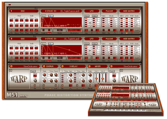 Algo Music M51 Galaxy VST synth for Windows