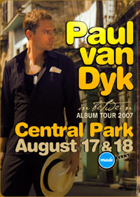 Paul van Dyk in Central Park