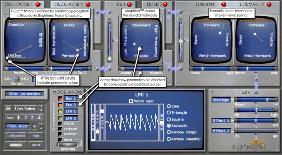 Audeon Releases Mac Version of UFO Software Synthesizer