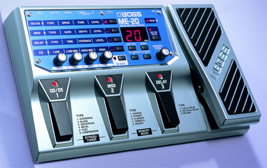 Boss Announces ME-20 Multiple Effects Processor – Synthtopia