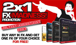 IK Multimedia Announces Buy 1 Get 1 Free Promotion