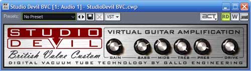 Studio Devil Virtual Vacuum Tube Amp