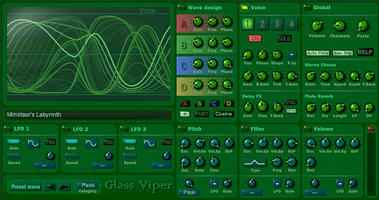Glass Viper Synthesizer