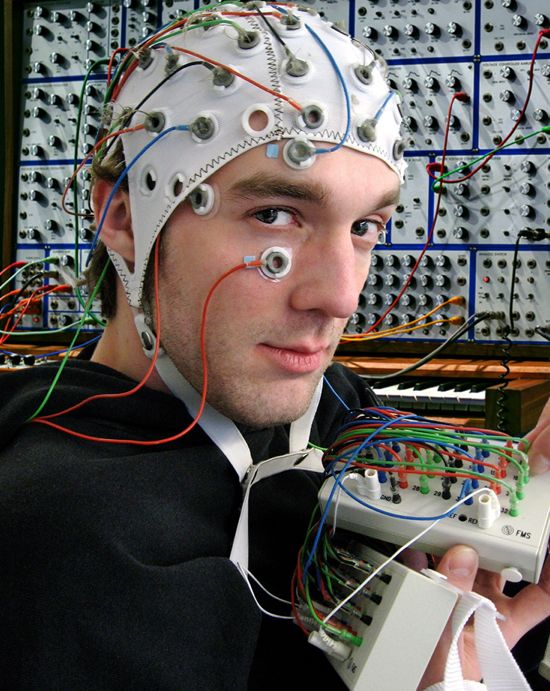 though-controlled synthesizer