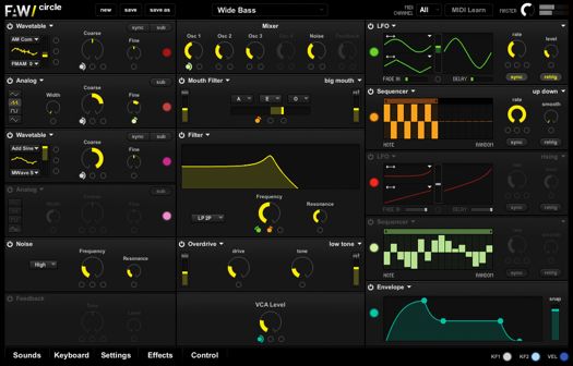 Circle Synthesizer