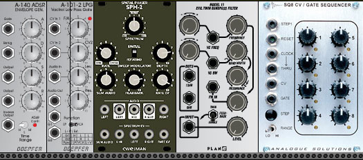Modular synthesizer planner