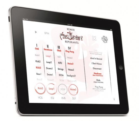 Remiix-Plastikman-Replikants-ipad Remiix Plastikman Replikants on iPad