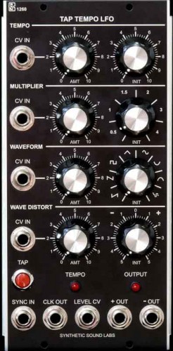 Synthetic Sound Labs releases Model 1260 Tap Tempo LFO 
