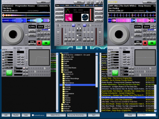 DJ Decks software