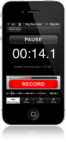 iRig recorder for iOS