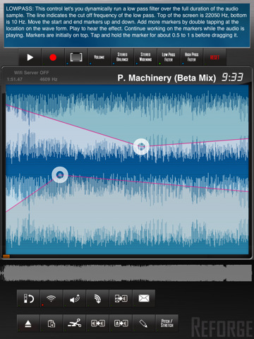 reforge audio editor for iPad