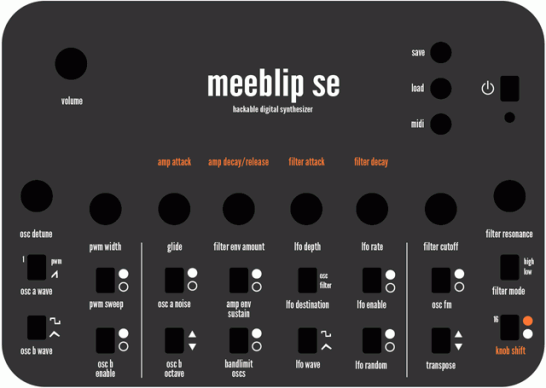 Meeblip SE synthesizer