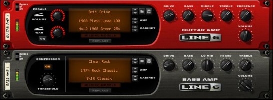 Line 6 guitar and bass amps