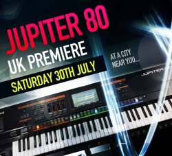 Roland Jupiter 80 UK Launch