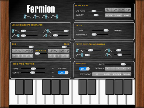 Fermion iPad Synthesizer