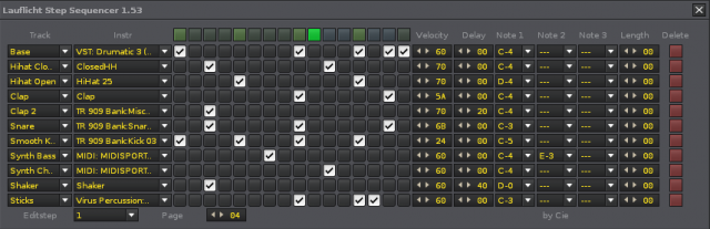Step Sequencer Novation Launchpad