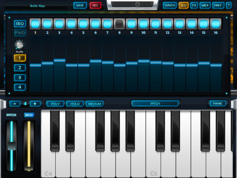 Arctic Keys synthesizer