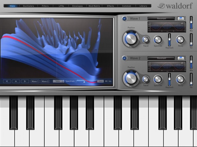 waldorf ipad synthesizer