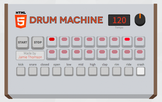 html-5-drum-machine