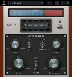 AudioThing-Valve-Filter-VF-1-GUI