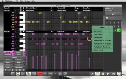 MidiPatterns 2 A Major Update To The OS X MIDI Step Sequencer – Synthtopia