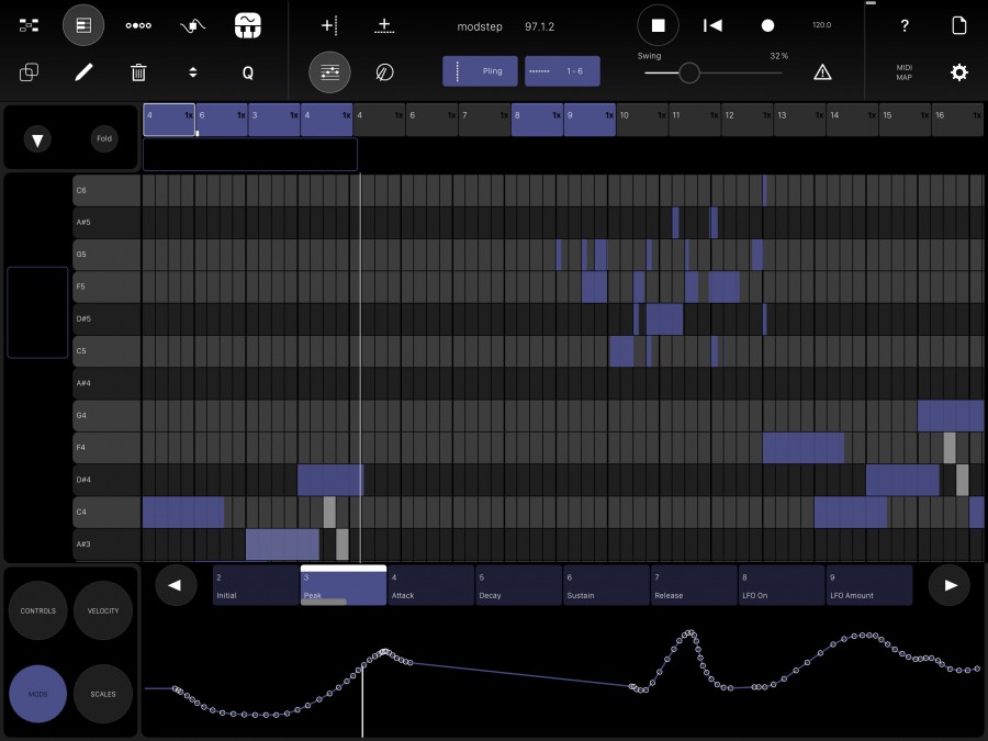 Modstep A ‘Full-Blown’ MIDI Sequencer For iPad – Synthtopia