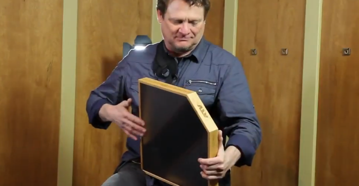 aFrame Electrorganic Frame Drum Hands-On Demo – Synthtopia