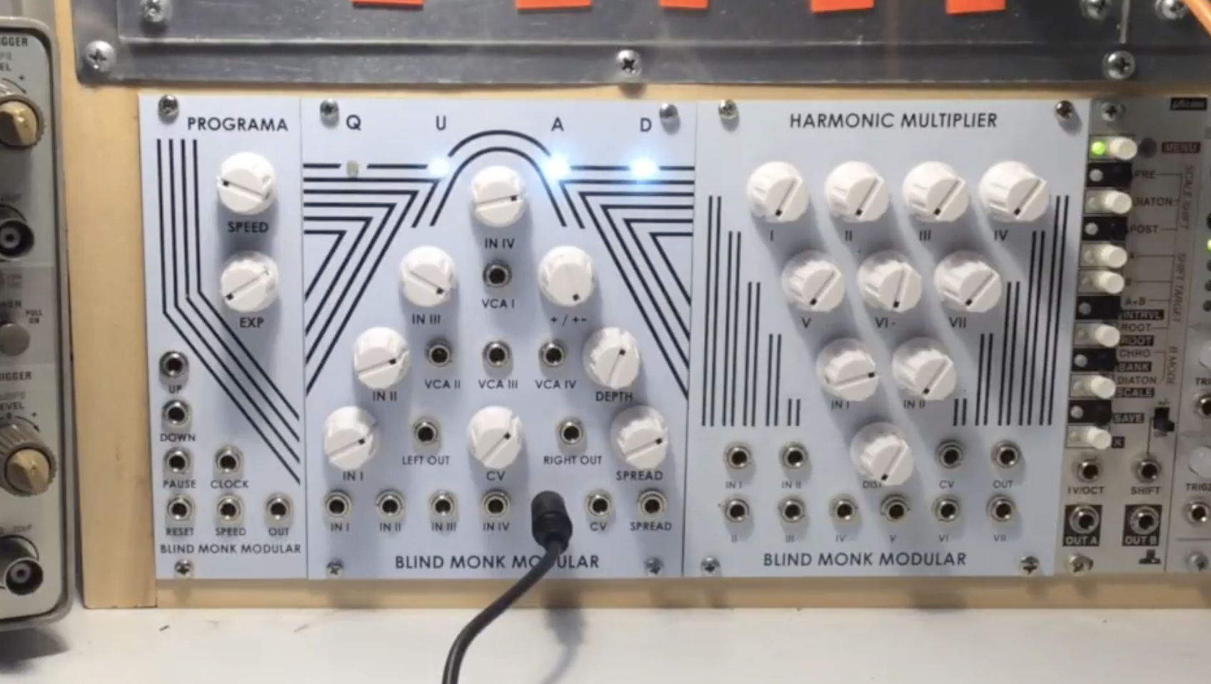 Modular Crossfader Blind Monk Modular Intros Quad Four-Channel Crossfader For Eurorack ...