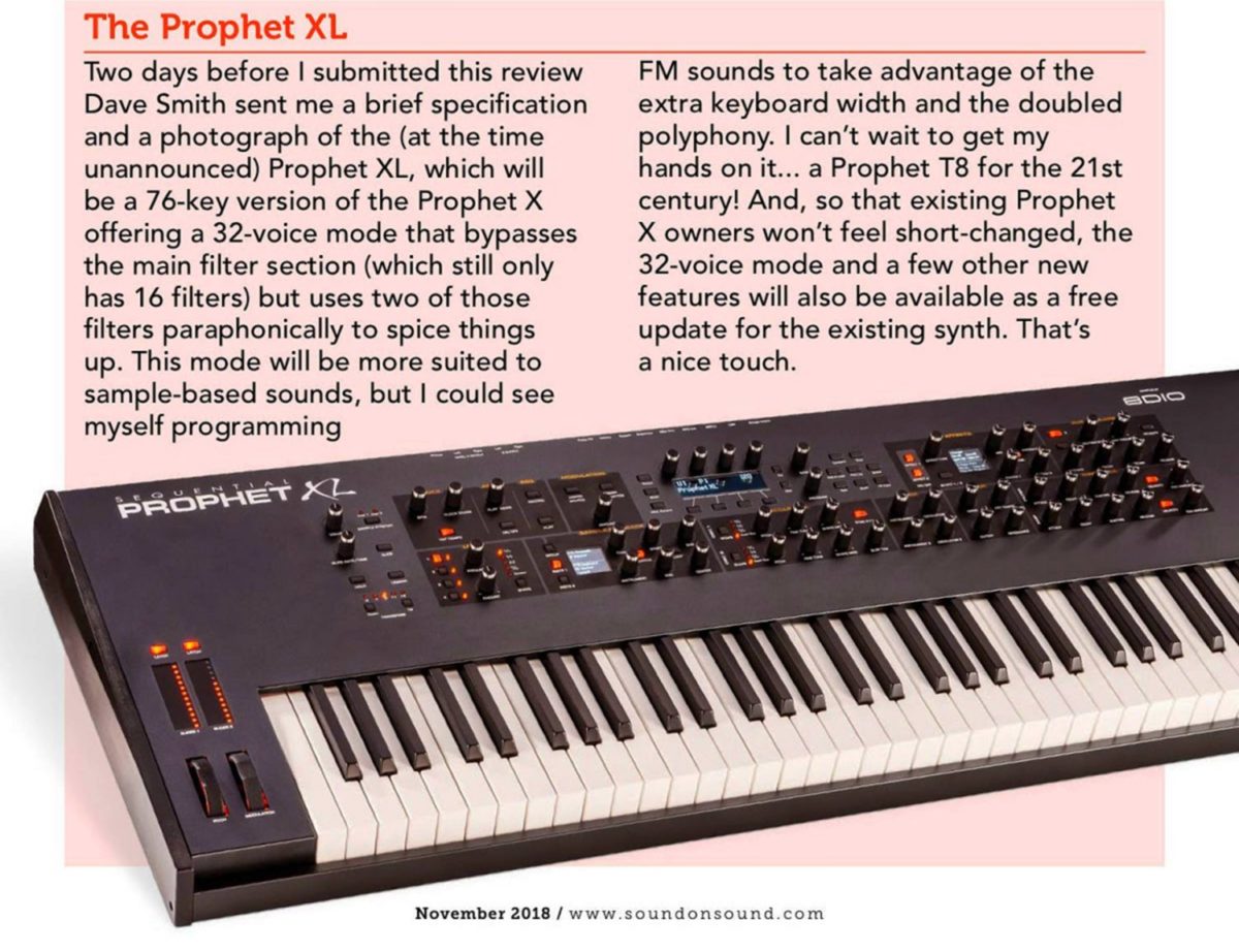 Prophet x. Prophet 2000. Possible voice