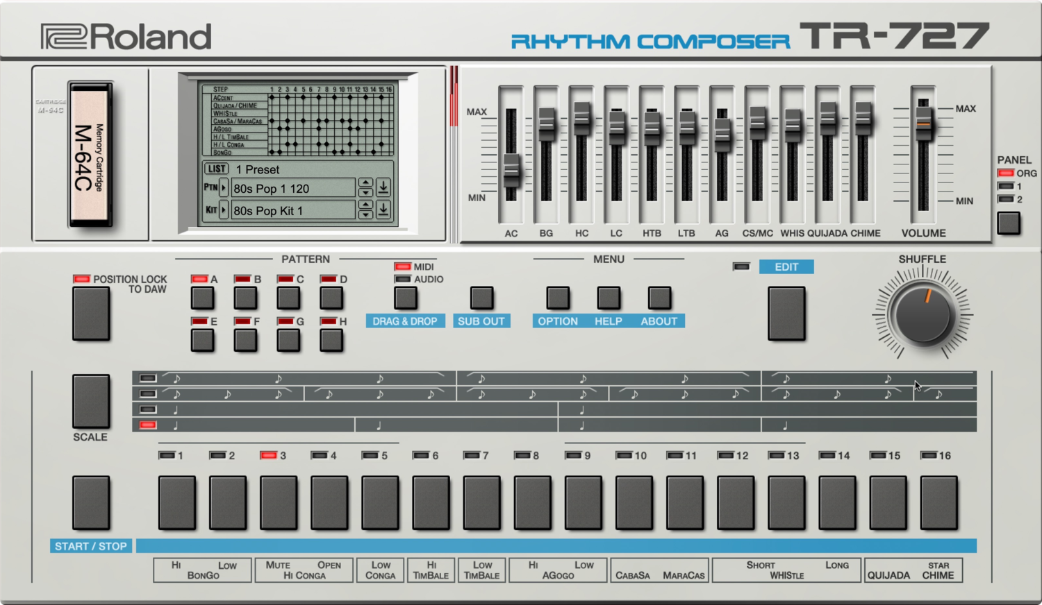 Roland TR-707, TR-727 Software Rhythm Composers Now Available