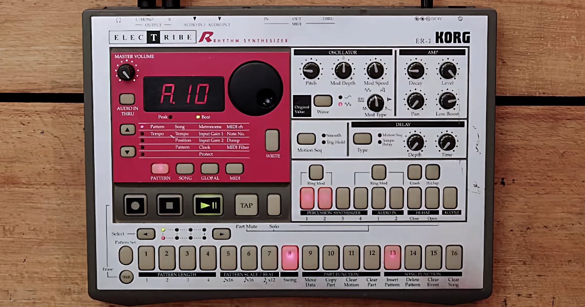 The Korg Electribe ER-1 – A Modern Classic? – Synthtopia
