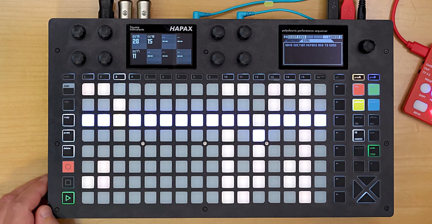Squarp Hapax Sequencer Hands-On Review – Synthtopia