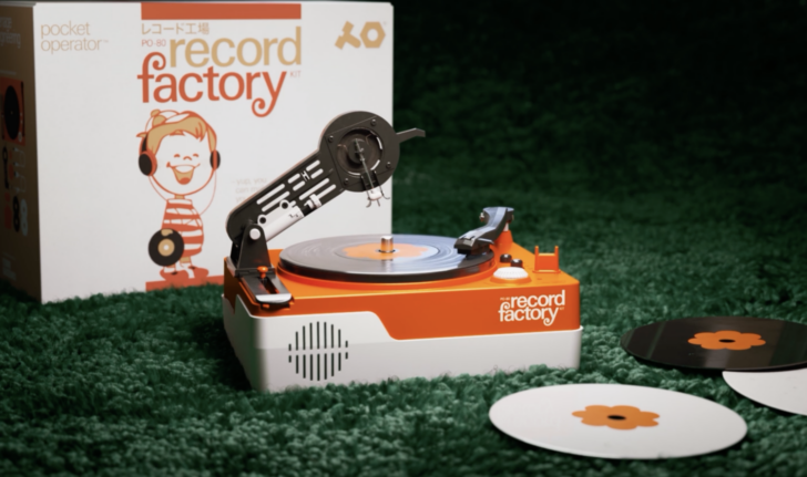 Teenage Engineering PO-80 Record Factory Lets You Make Your Own Vinyl – Synthtopia