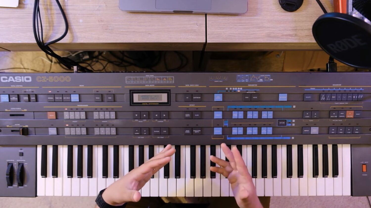 Vintage Synth Review Of The Casio CZ-5000 – Synthtopia
