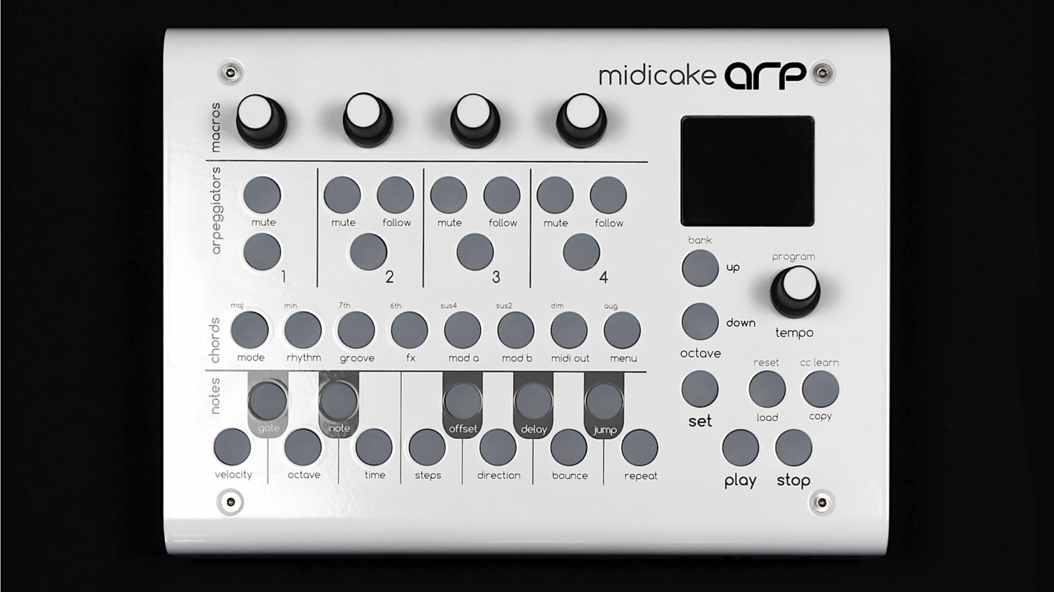 MIDICake ARP 4-Channel MIDI Arpeggiator