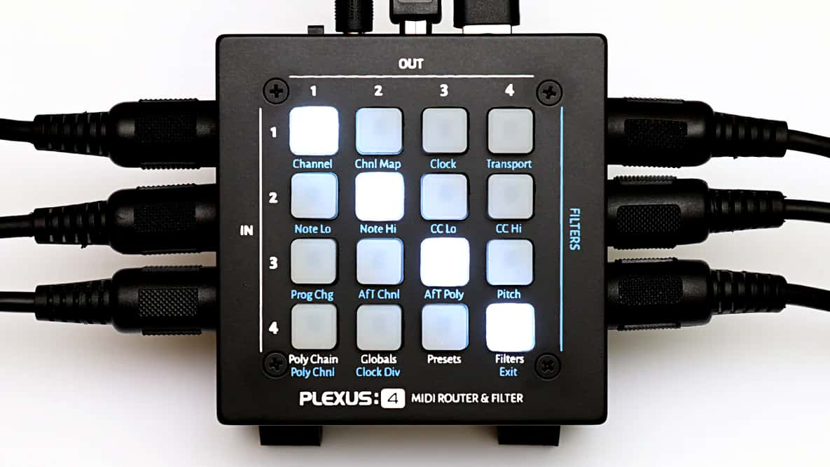 New Plexus:4 Matrix MIDI Router & Filter – Synthtopia