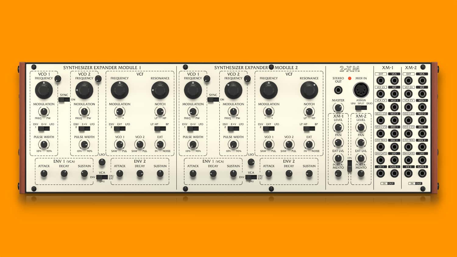 Behringer 2-XM, A Euro Format Oberheim 2-Voice Copy, Now Shipping