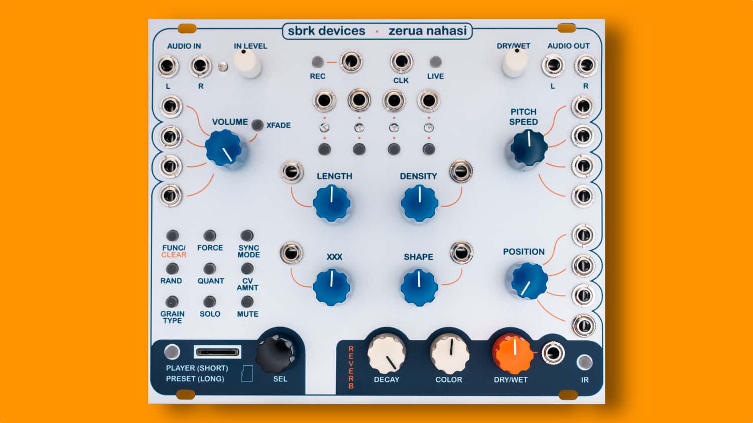 New Polyphonic Granular Sampler, Zerua Nahasi, For Eurorack Modular ...