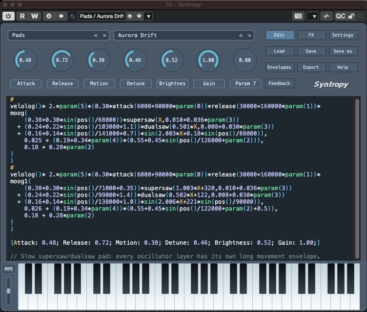 Syntropy Syntropy Soft Synth Offers Mathematical Modeling, MPE Support ...