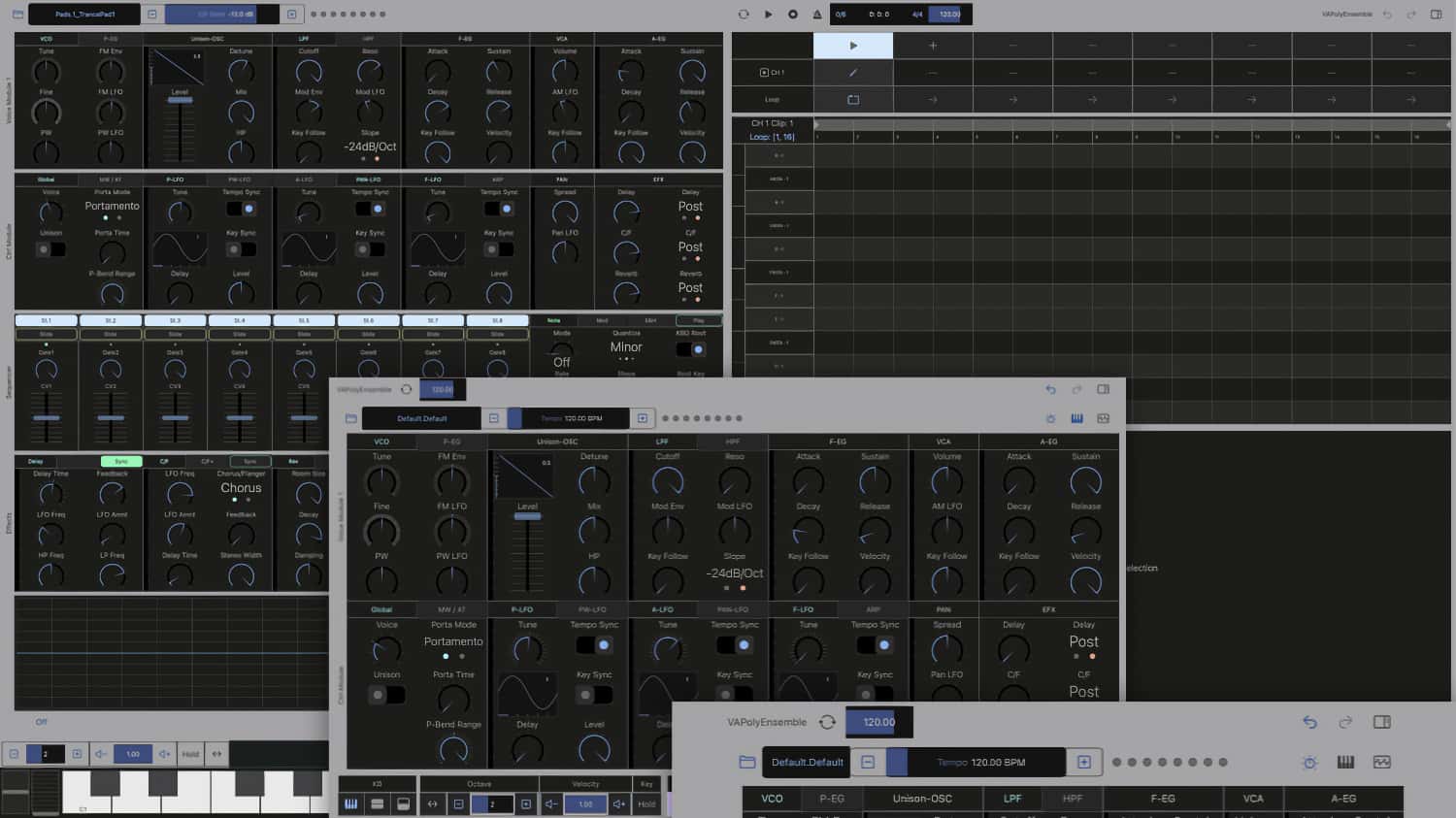 New VAPolyEnsemble Synth Features Multi-Oscillator Architecture