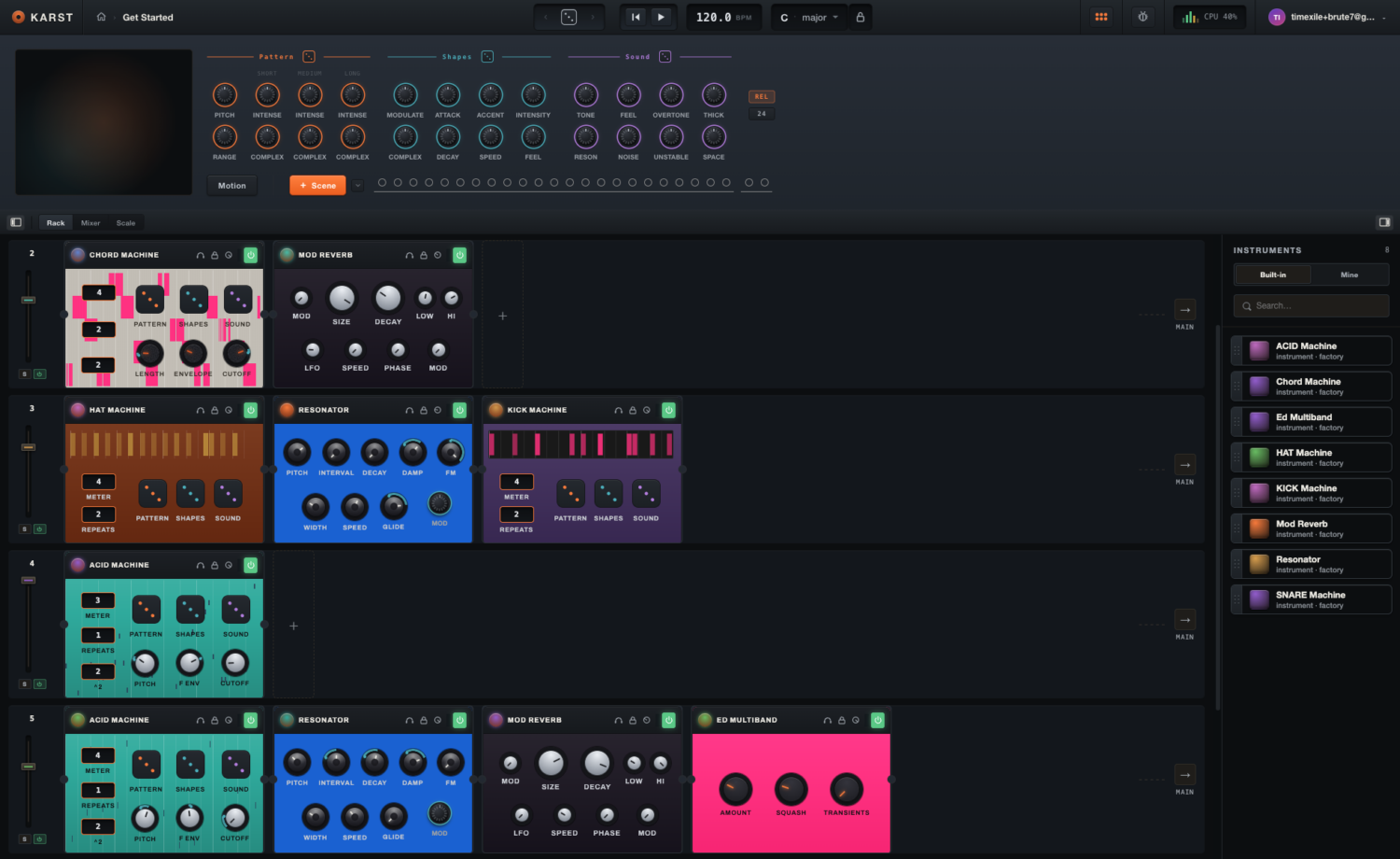 Tim Exile Previews Karst Software Modular System