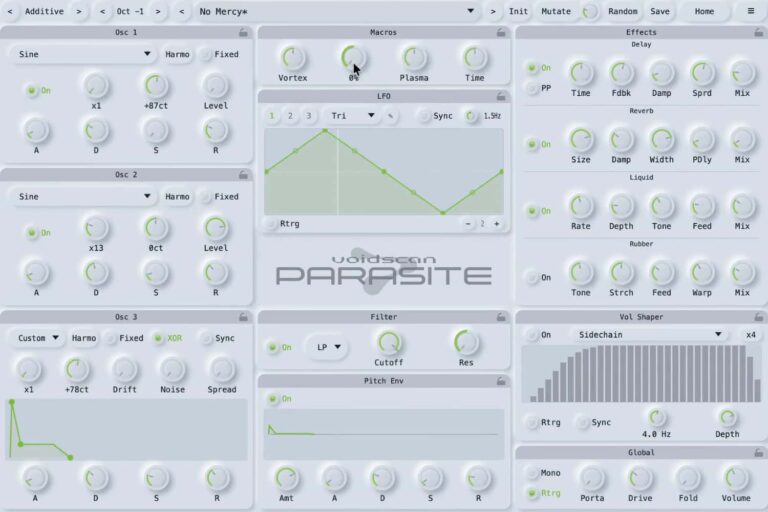 Vortex Algorithm Voidscan Introduces Parasite Experimental FM Synthesizer – Synthtopia